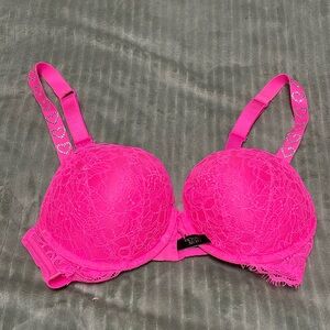 NWOT rhinestone strap Victoria’s Secret pushup 34d